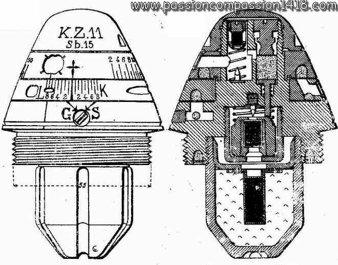 fuse KZ 11. Wartime scheme